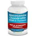 Glucosamin Chondroitin, MSM & Kurkuma Nahrungsergänzung - 248 Kapseln