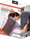 Berechnen Wärme Massage gewichtete Heizkissen von Sharper Bildgewichtete elektrische Heizkissen mit Massageschwingungen, 9 Einstellungen- 3 Wärme, 6 Massage- 18 Relaxing Combinations, 12” x 24”, 4 lbs