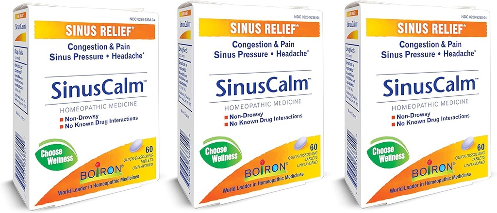 Boiron - Sinus Calm Sinus Relief - 1 Jeder - 60 TAB