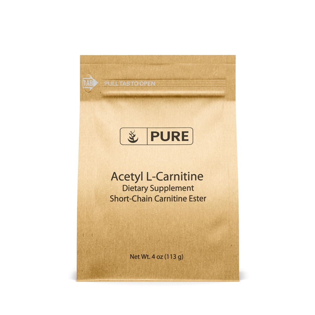 Pure Original Zutaten Acetyl L-Carnitin (4oz) ALCAR, Aminosäurepulver-Ergänzung