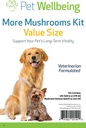 Pet Wellbeing Mehr Pilz-Kit für Hunde - Immunsystem Unterstützung und Antioxidantien Schutz - Vet-Formuliert mit Turkey Tail, Reishi, Maitake, Astragalus