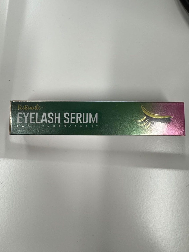VieBeauti 3 mL Green Dual-Action Lash & Brow Revitalizer – verstärken Länge, Dichte & Volumen