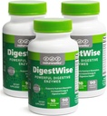 DigestWise Verdauungsenzyme - 10 leistungsfähige Vegan-Enzyme zur Unterstützung von Verdauung, Gas, Bloating & Constipation Relief - Keto Friendly - Lab Tested - 90 Kapseln (3)
