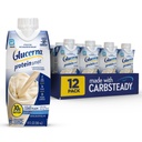 Glucerna Protein Smart Diabetes Care Shake, Vanille, Diabetic Meal Ersatz zur Unterstützung von Blutzucker Management, 30g Protein, 150 Kalorien, Bereit zu trinken, 11-fl-oz Flasche, 12 Pack
