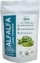 Alfalfa Leaf Powder - Green Superfood Supplement für Getränke, Tee, Shakes, Vegan, Glutenfrei, Non GMO, Kosher