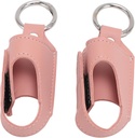 2pcs Asthma Inhaler Halter Portable Storage Protective PU Leder Asthma Inhaler Case für Reisen ()