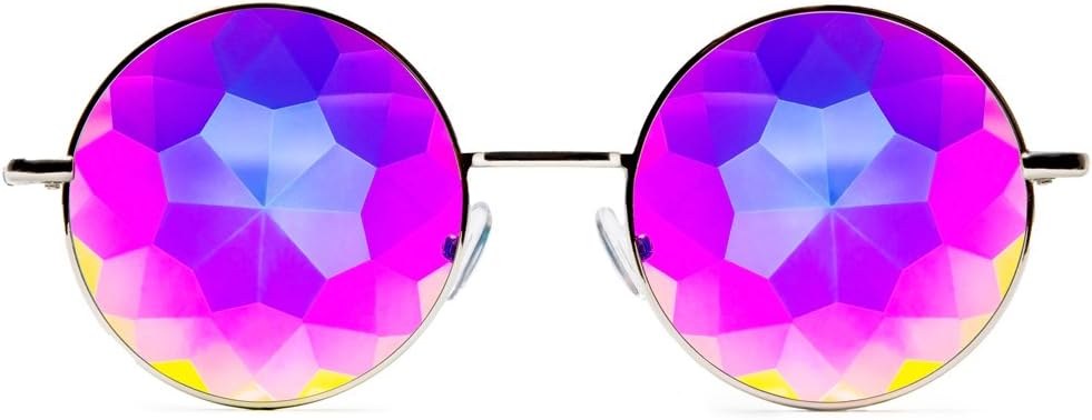 GloFX Imagine Kaleidoscope - Cadre en métal - Rainbow Diffraction Rave EDM Festival