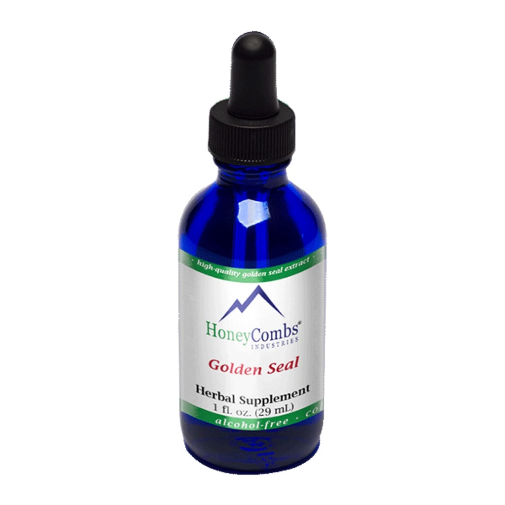 GoldenSeal Alcohol Free Extract Liquid – Natürliche, organisch Sourced GoldenSeal Root Supplement for Digestion, Respiratory & Immune Support – Cold Pressed Goldenseal Drops, 1 Fl Oz