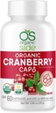 Cranberry 60 Capsules Biologique - Prévention de l'UTI - Certifié USDA - Non OGM - Vegan