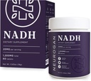Neurogan NADH Tablets - 20mg pro Servierung, 60 Ct - Cellular Energy, Healthy Aging, Kognitive, Herzgesundheitsergänzungsmittel - Nicotinamid Adenine Dinukleotid Hydride Reduzierte NAD-Ergänzung