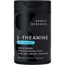 Recherche sportive L-Theanine 200mg avec de l'huile de noix de coco biologique.