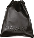 Navage Travel Bag (Schwarz) - Vegane Leder Travel Pouches für Damen und Herren - Custom-Fit Small Pouch für das Navage Nasal Bewässerungssystem - Vielseitige Drawstring Pouch und Makeup Bag (8.25"x10.25")
