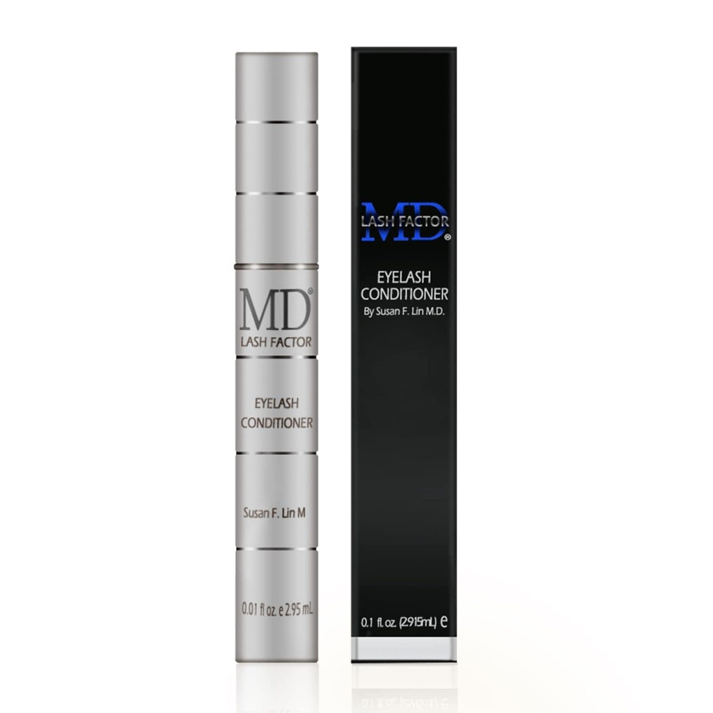 MD Lash Factor Wimpern Conditioner – 0.1 fl oz, 3-Monats-Versorgung – Daily Lash Serum mit Peptiden und Biotin für Thicker Lashes