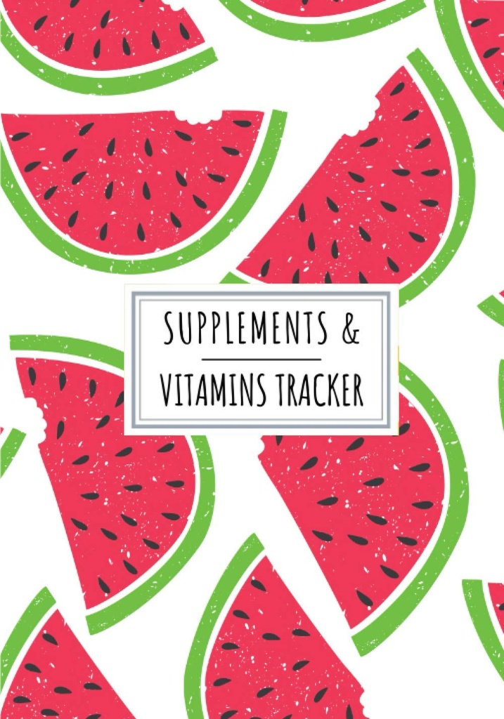 Ergänzungen & Vitamine Tracker: Tägliche Ergänzung & Vitamin Logbuch | Alle Details über Ihre Medikamente | Rekorddatum, Zeit, ... der Woche und mehr auf 100 detaillierten Blätter.