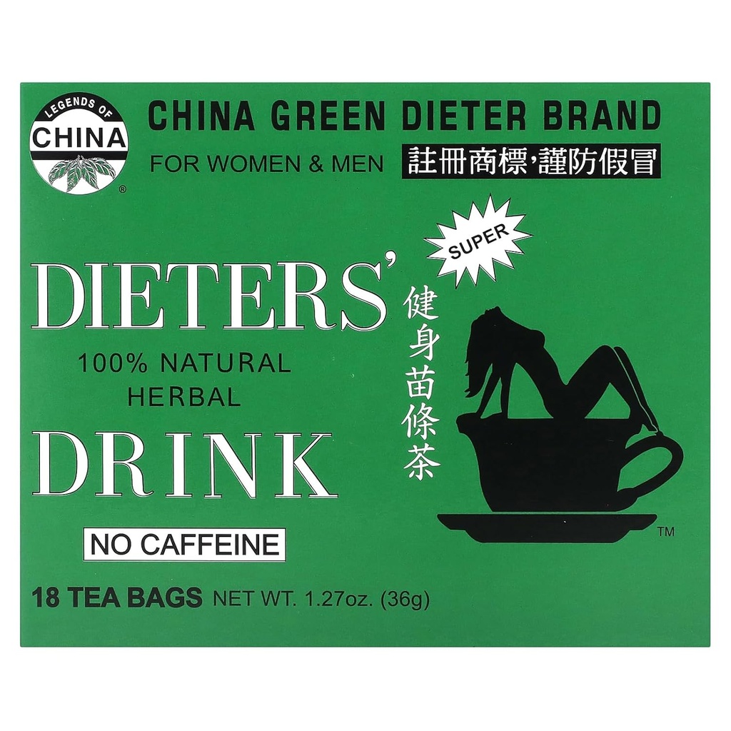 Boissons 100 % naturelles à base de plantes, sans caféine, 18 sachets de thé, 1,27 oz (36 g)