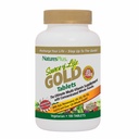 Natures Plus Source de vie Multivitamine d'or - 180 comprimés - Soutien sanguin, os, système immunitaire sain - Comprend les vitamines D3, B12, K2 et plus de 120 nutriments alimentaires entiers - 60 portions