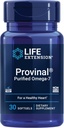 Life Extension Provinal Purified Omega-7, palmitoleic Acid derived from Highly Concentrated Marine Oil, Cholesterol, triglycerides & Heart Health Support, Gluten-Free, Non-GMO, 30 softgels