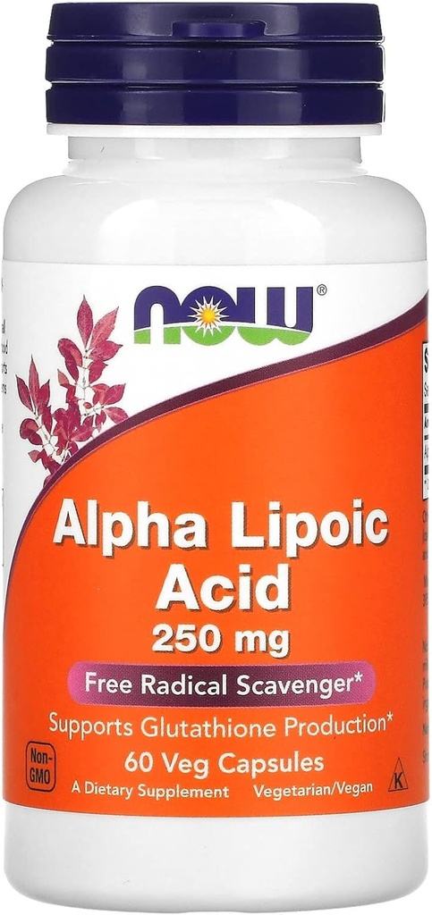 Jetzt Lebensmittel Alpha Lipsäure 250mg, 60 CT