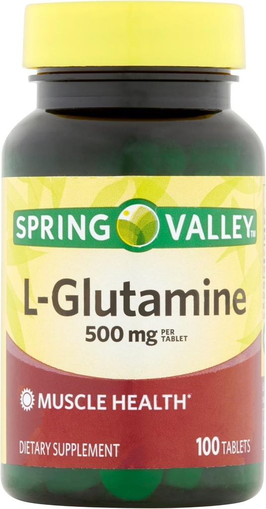 Spring Valley - L-Glutamin 500 mg, 100 Tabletten