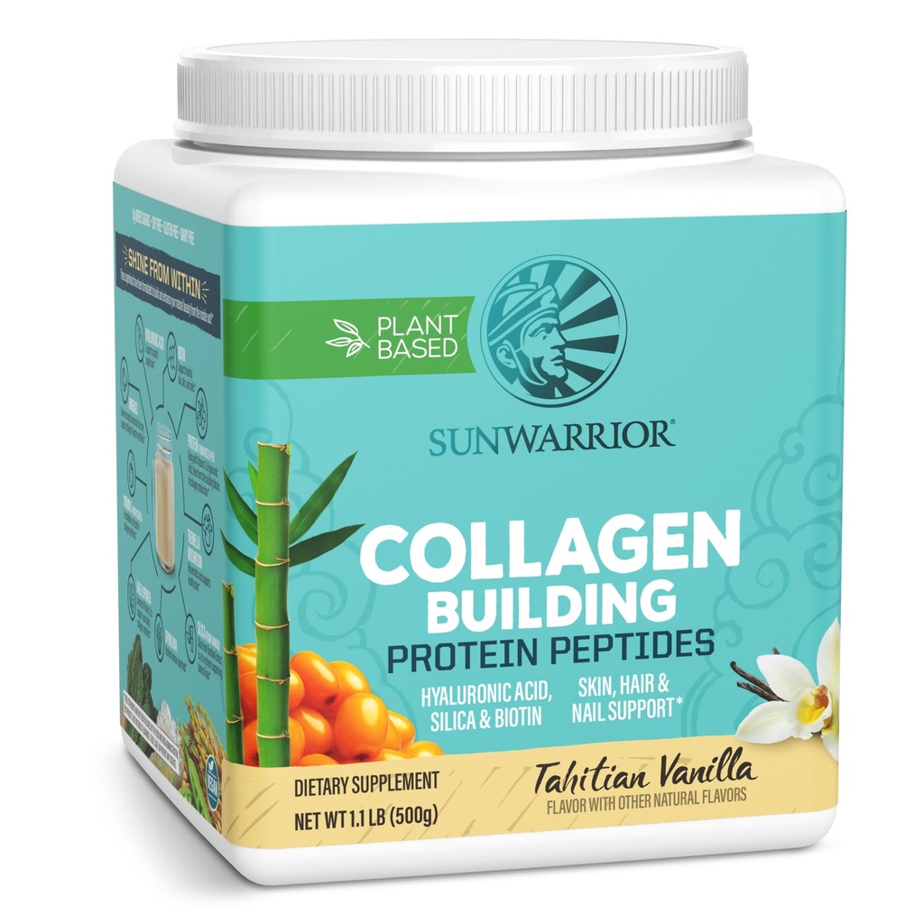 Poudre végétalienne de protéine de collagène à base de plantes à base d'acide hyaluronique Minéraux Biotine Sans soja Sans lait Sans gluten NON-GMO