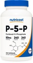 Nutricost P5P Vitamin B6 Supplement 50mg, 240 Kapseln (Pyridoxal-5-Phosphate) - Vegetarisch Freundlich, Non-GMO, Glutenfrei