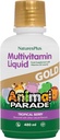 NaturesPlus Parade animale Or Multivitamine liquide pour enfants, 16 fl oz - Natural Tropical Berry Flavor - Supplément de soutien immunitaire - Sans gluten, végétalien - 32 portions