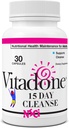 Cleanse - Digestive Reinigungsergänzung - Natürliche Laxative für glatte Verdauungssysteme - Flaxseed, Psyllium, Aloe Vera - Balance & Regularity - 30 ct.