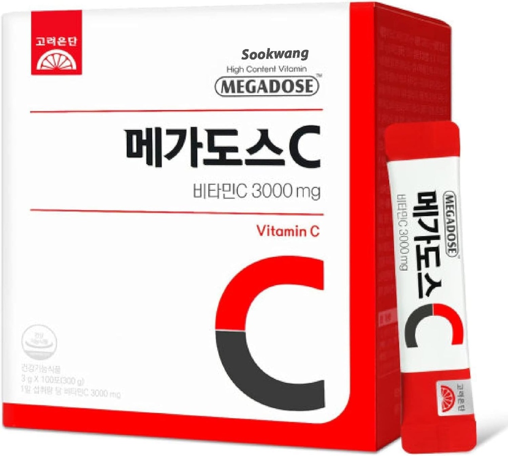 Corée MEGADOSE Vitamine C Poudre 3000mg.