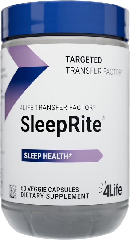 4Life Transfer Factor SleepRite - All-Natural Immun- und Schlafunterstützung mit GABA und Melatonin - 60 Kapseln
