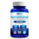 Nous aimons les vitamines Supplément Phosphatidylsérine avec Gingko Biloba, Gotu Kola, DMAE - Améliore la focalisation, la mémoire, la fonction cognitive - Complexe ultime de mémoire sans soja de 1000mg - 100 capsules faciles à avaler