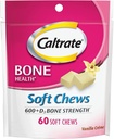 Caltrate Calcium & Vitamin D Soft Chews Vanille Creme 60 Jede (Pack mit 2)