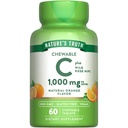 La vérité de la nature Vitamine à croquer C avec les hanches de roses 1000 mg 60 comprimés