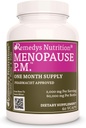 Remedy Ernährung Menopause P.M.TM | 1.000 mg, 60 Vegan Kapseln pflanzliche Nahrungsergänzung | Zwei Monate Versorgung