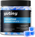 Kreatin Monohydrat gefüllte Gummie, Kreatin Monohydrate Chews für Männer & Frauen, extra Stärke für Muskelwachstum, Blaubeeren Geschmack, 60 Chewables, 1 Monat Versorgung