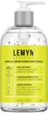 Medical‐Grade Hand Sanitizer Gel – 97 % Bio | 70 % USP Ethylalkohol | Feuchtigkeitsspendende Aloe + Hyaluronsäure | Frisch Made in USA | 12oz Flasche mit Pumpe