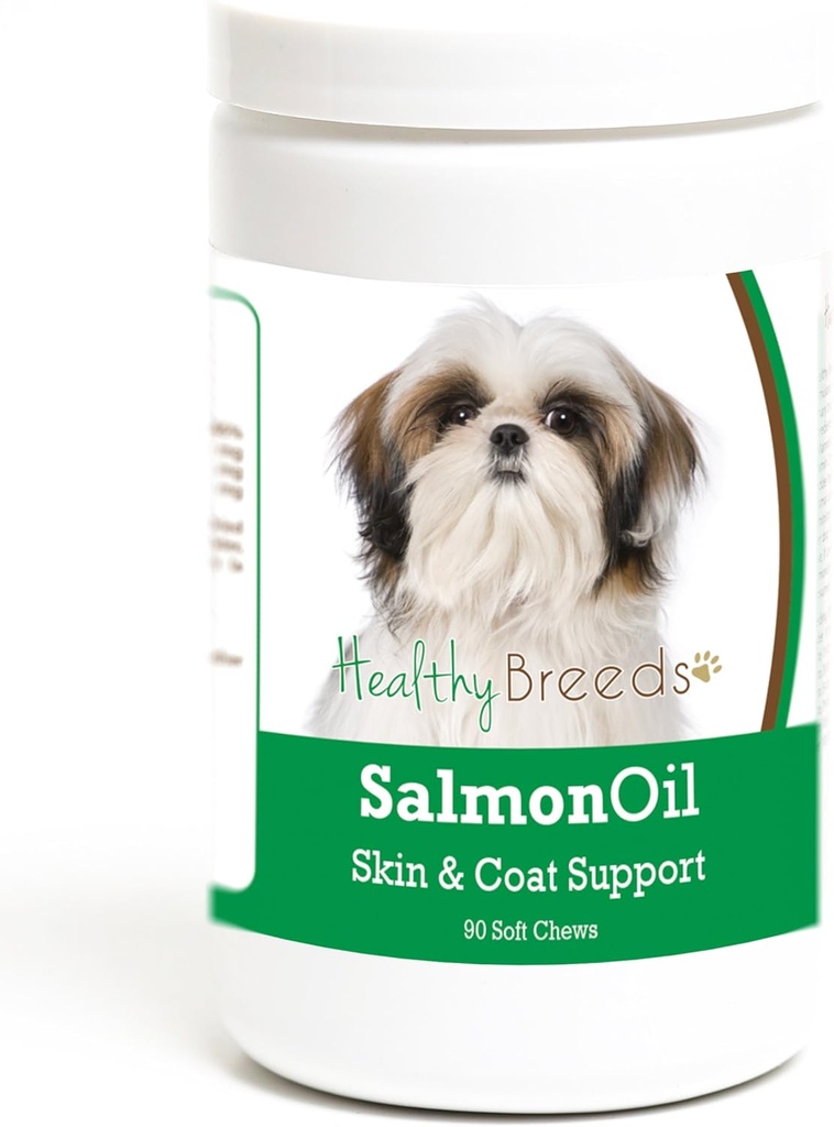 Gesunde Züchte Shih Tzu Lachsöl Weichkäse 90 Count