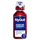 Vicks NyQuil, Sans alcool, Toux, Cold & Grippe Relief, Mal de gorge, de fièvre et de congestion, Berry, 12 Fl Oz