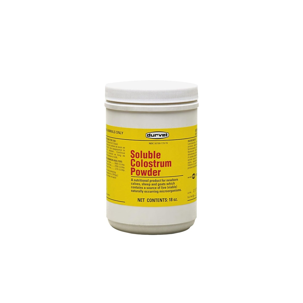 Durvet Soluble Colostrum Powder, 18 Unze Container