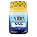 Zarbee's Melatonin Gummies 3mg Supplément de sommeil pour promouvoir le sommeil paisible, saveurs naturelles de fruits mélangés, adultes Gummy Âge 12 Jusqu'à, 60 Compte