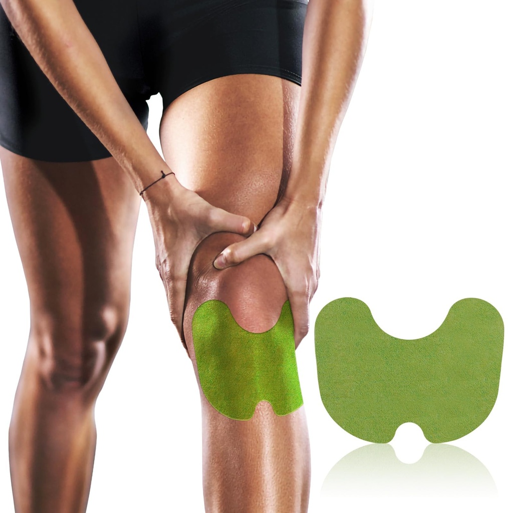 ishancare Knee Patches - 24 Count Warming Kräuterplaster Maximale Stärke Wärmeaufnäher, 8 Stunden Tiefenheizung Extra Strength Gelenke Soreness beruhigende Aufnäher für Knie, Rücken, Hals, Schulter