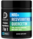 DEDICAD NAD.+ Supplement - Combined to Resveratrol, Quercetin, Berberine, Fisetin, TMG and Grape Seed - 60 Capsules