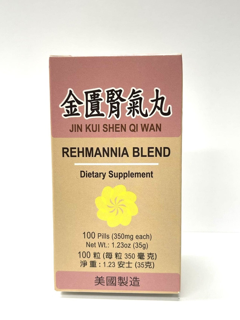Lao Wei Rehmannia Blend - Jin Kui Shen Qi Kräuter-Ergänzung Hilft bei Niereninsuffizienz und Soreness von Waist & Legs Made in USA