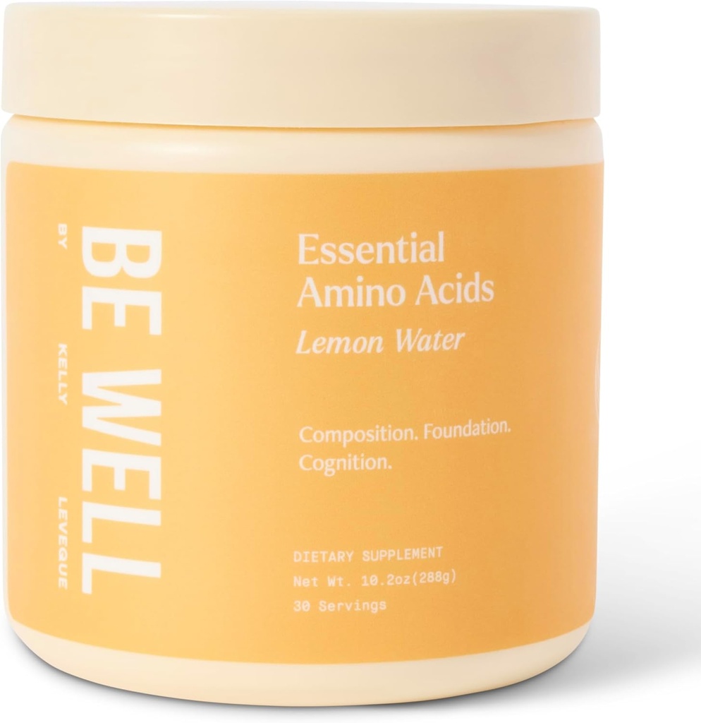 Seien Sie gut von Kelly Essential Amino Acids Lemon Powder Supplement Pflanzenbasiert (10.2oz) BCAA 9 EAA's