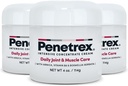 Penetrex Gelenk & Muskeltherapie - Wohlfühlkomfort für Rücken, Hals, Hände, Füße - Premium Ganzkörper Rub mit Arnica, Vitamin B6 MSM & Boswellia - 4oz Cream (3 Pack)