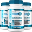 rize labs - kognitive Complex Capsules – Daily Focus & Clarity Formula mit einer ausgewogenen Mischung für Alertness, Memory Support und Alltag Wellness | Einfache Tabletten für Erwachsene (180 Kapseln)