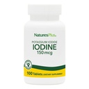 NaturesPlus Kalium-Iodide - 150 mcg, 100 Vegan Tabletten - Schilddrüsen-Unterstützung Ergänzung, unterstützt Atmungsgesundheit - Vegetarisch, Glutenfrei - 100 Servierungen