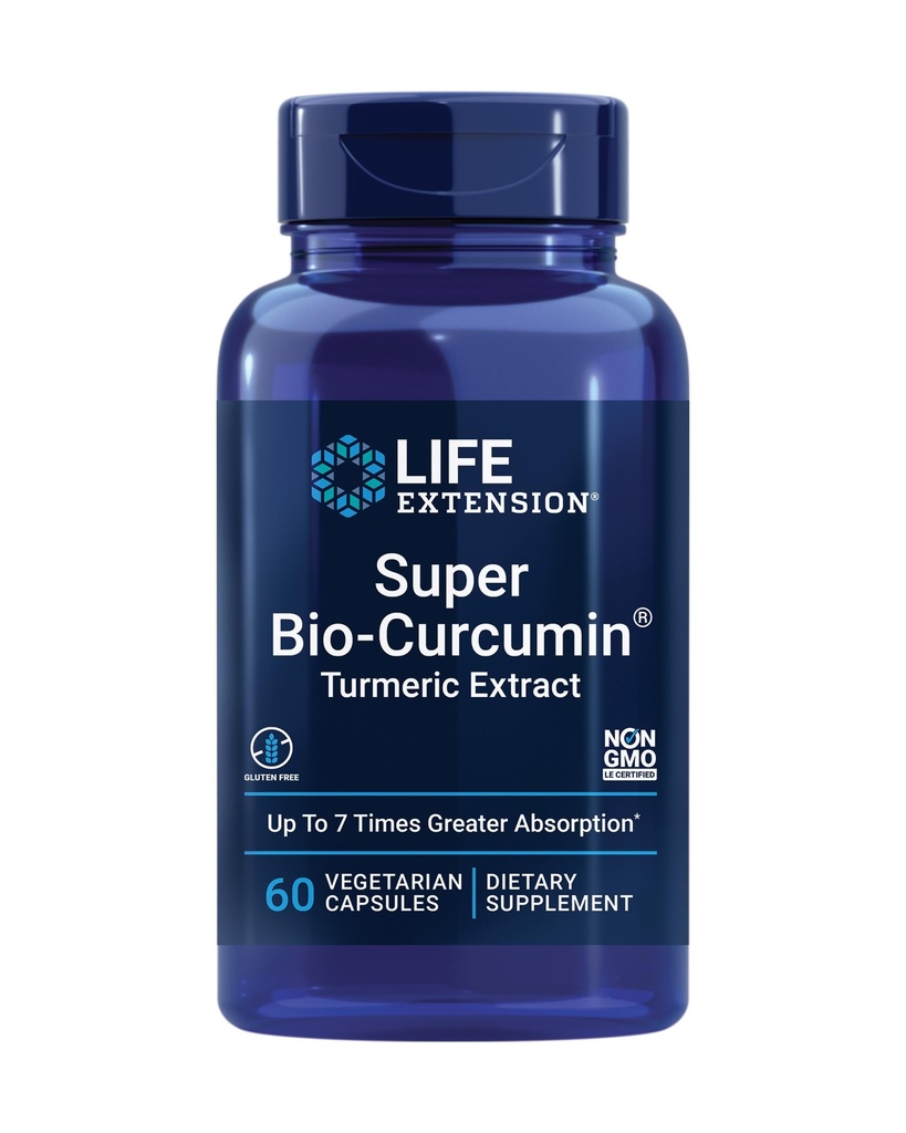 Life Extension Super Omega-3 Fish Oil, Sesam & Olive Extract mit Super Bio-Curcumin Turmeric Extract Kapseln - 240 & 60 Zähler