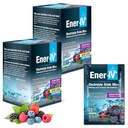 Ener-IV Electrolyte Drink Mix - Electrolytes Powder Packets, Hydration Powder Drink, Hydrate Liquid Mix, Low Sugar Rehydration for Women & Men - Mixed Berry, 24 Count