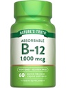 Nature's Truth Vitamin B12 | 1000 mcg | 60 Softgels | Non-GMO & Gluten Kostenlose Ergänzung