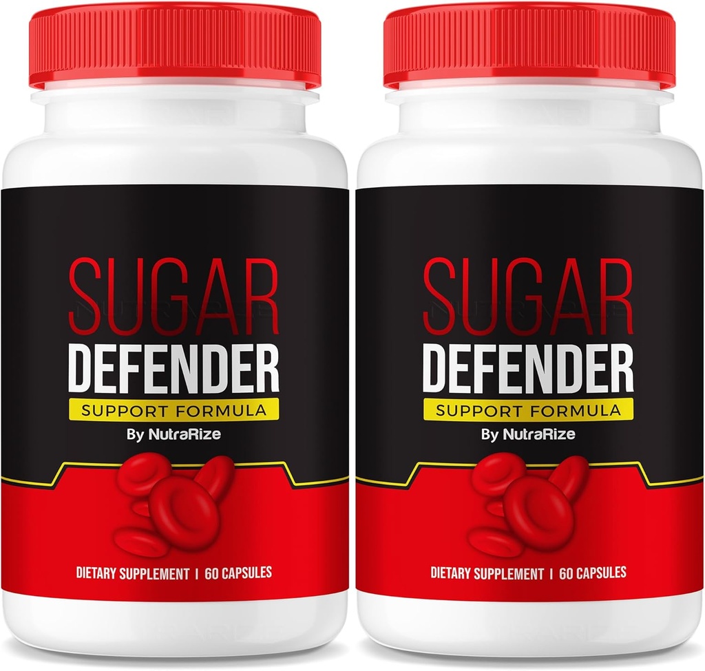 NutraRize (Pack mit 2 Zuckerverteidiger-Ergänzung zu erhalten gesunde Niveaus, Zuckerverteidigung 24 All-Natural Diätpillen, Advanced Support Formula for Wellness, Bewertungen (120 Kapseln)